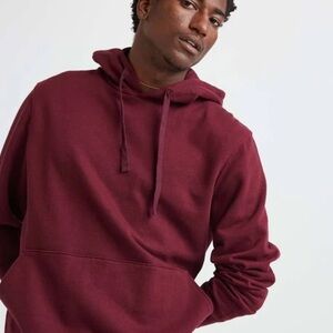 Alpine Design - Maroon Fleece Men's Long Sleeve Sweatshirt